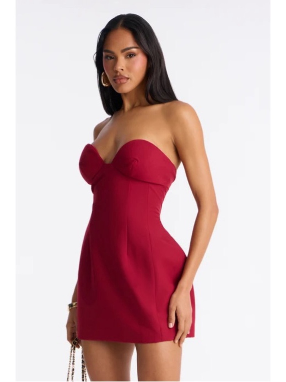 Crushing On You Strapless Mini Dress NWT